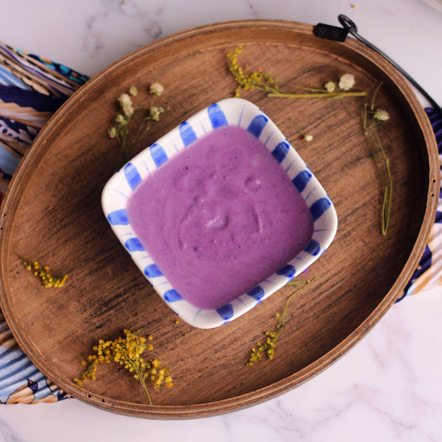 紫薯奶糊
