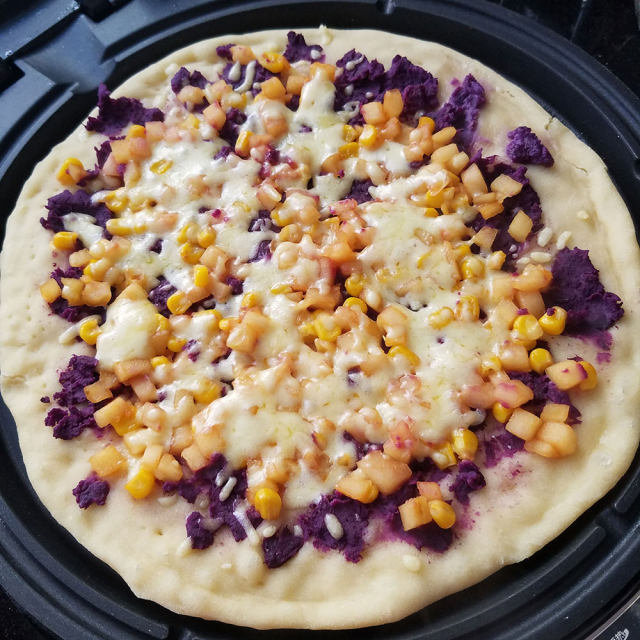 紫薯水果披萨