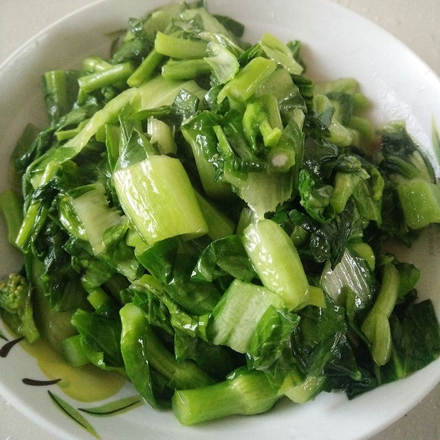 鸡油炒白菜