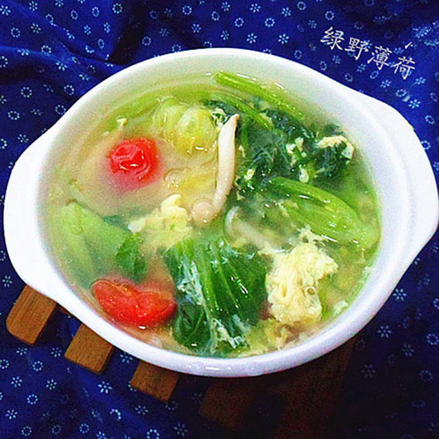 花样美食——蔬菜蘑菇汤