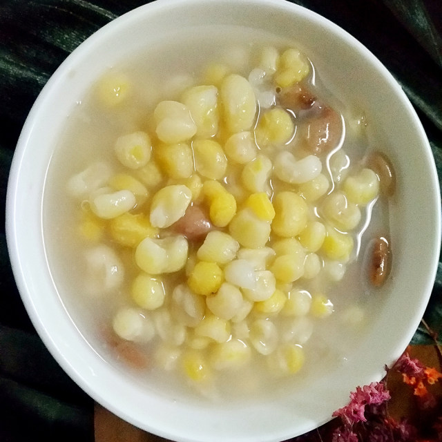 大豆玉米碴粥