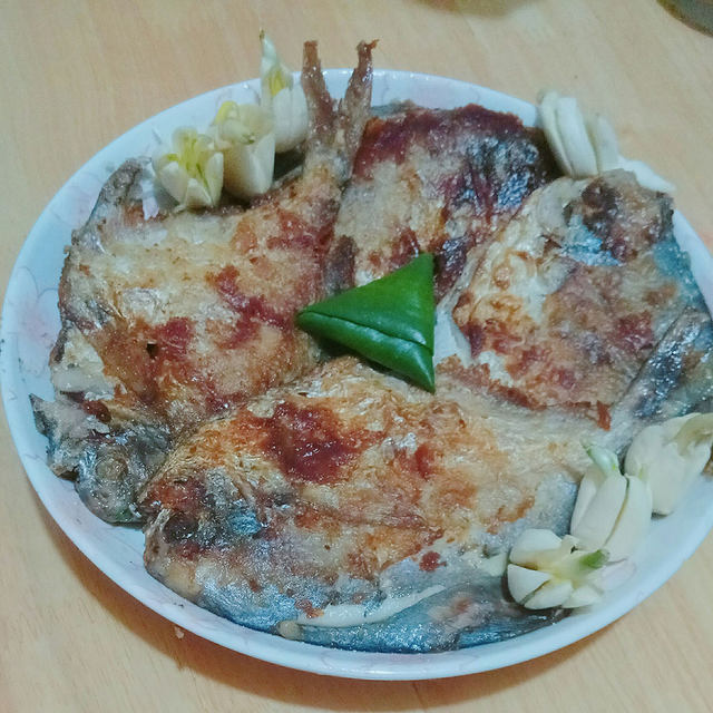 电饼铛煎鲳鱼