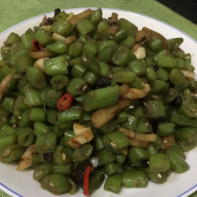 豆豉蒜香四季豆