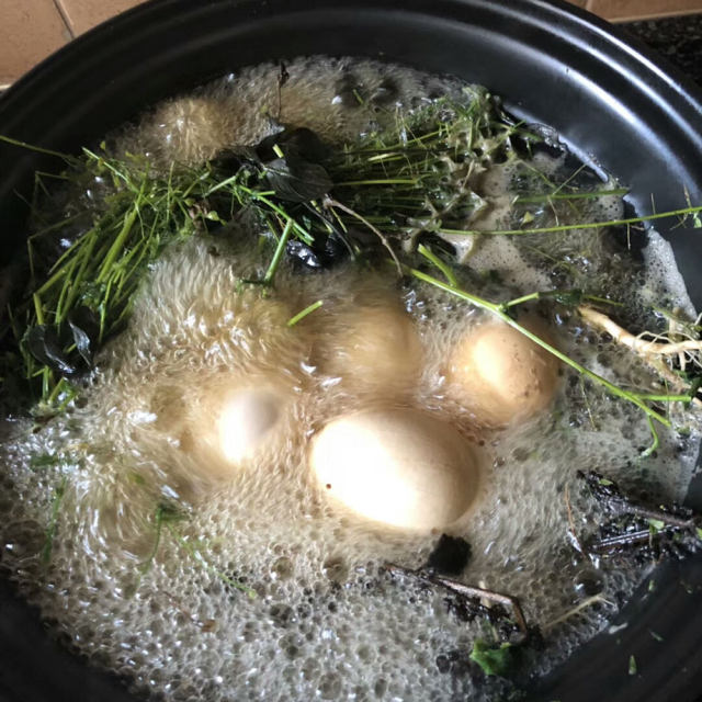 地菜煮鸡蛋