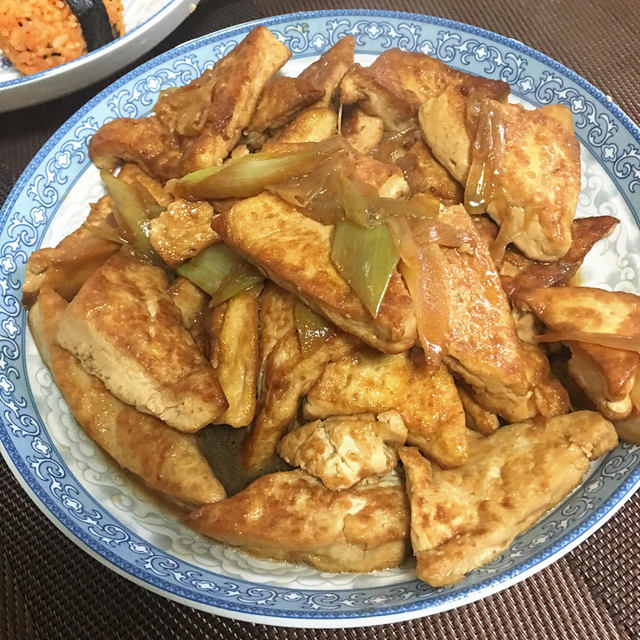 大葱烧豆腐