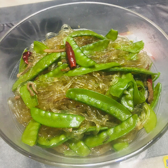 荷兰豆肉丝粉