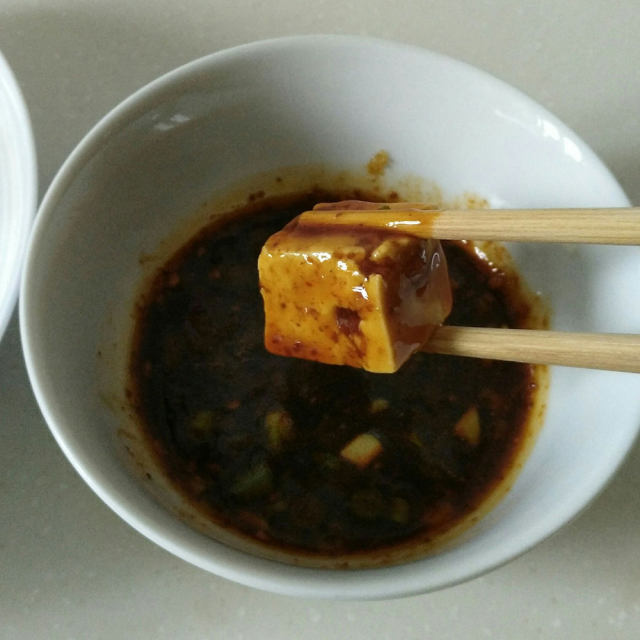蘸汁豆腐