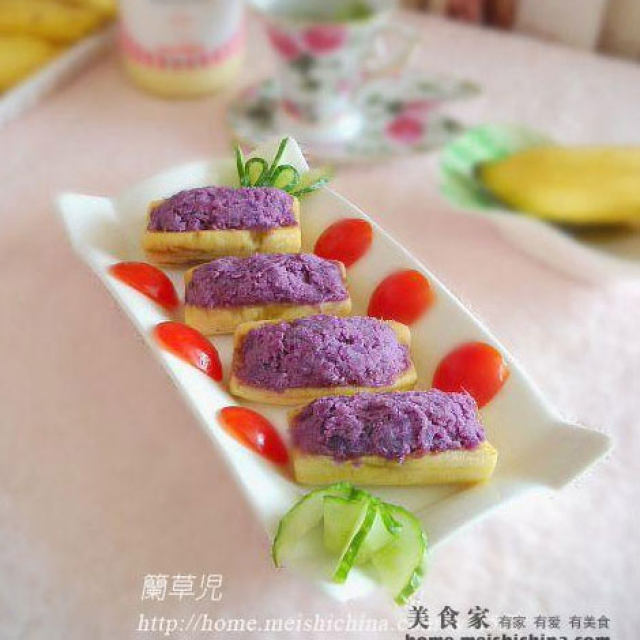 紫薯香蕉沙拉