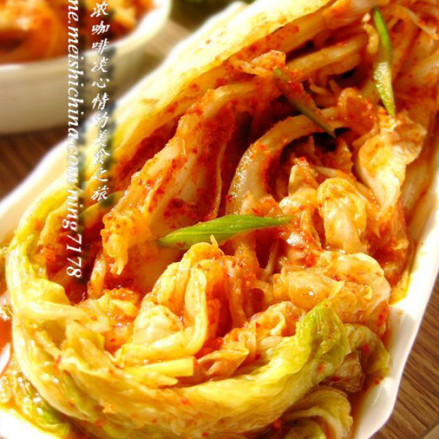 韩国泡菜自己做—白菜泡菜