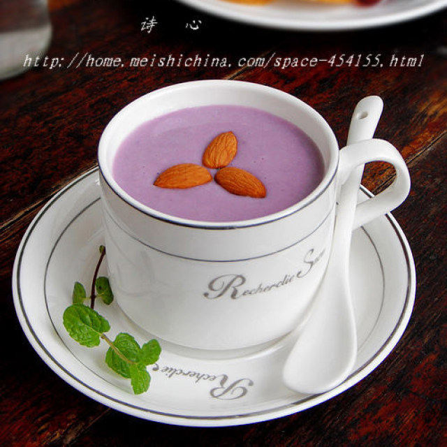 【紫薯奶昔】--- 着迷那一杯营养又迷人的紫色
