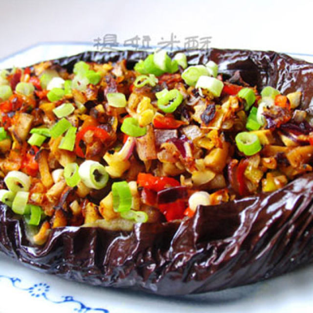 简单烤箱菜——香菇蒜茸烤茄子