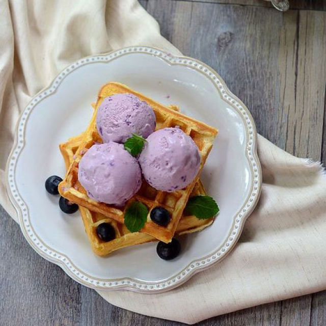 【紫薯冰淇淋】那一抺让你心动不已的紫