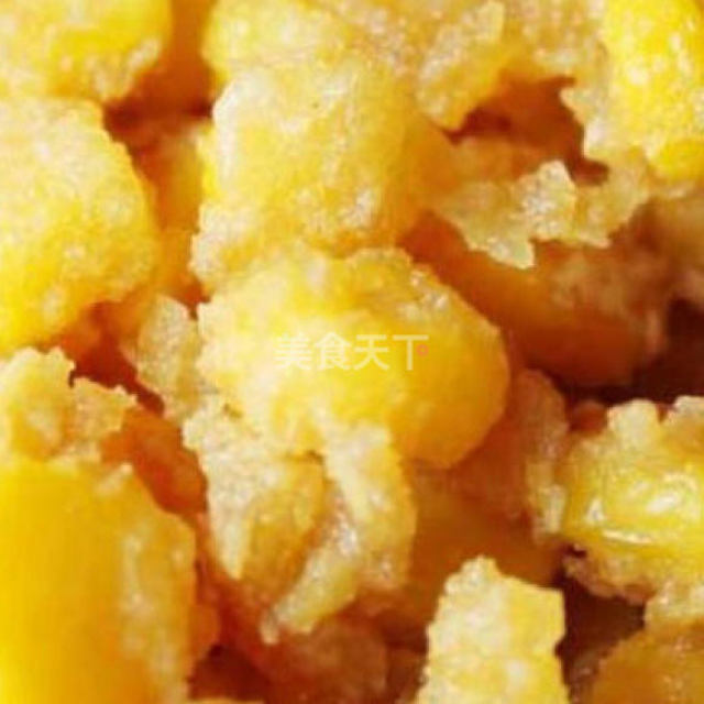 怎样做出金光闪闪，粒粒分明的玉米粒【咸蛋黄焗玉米】