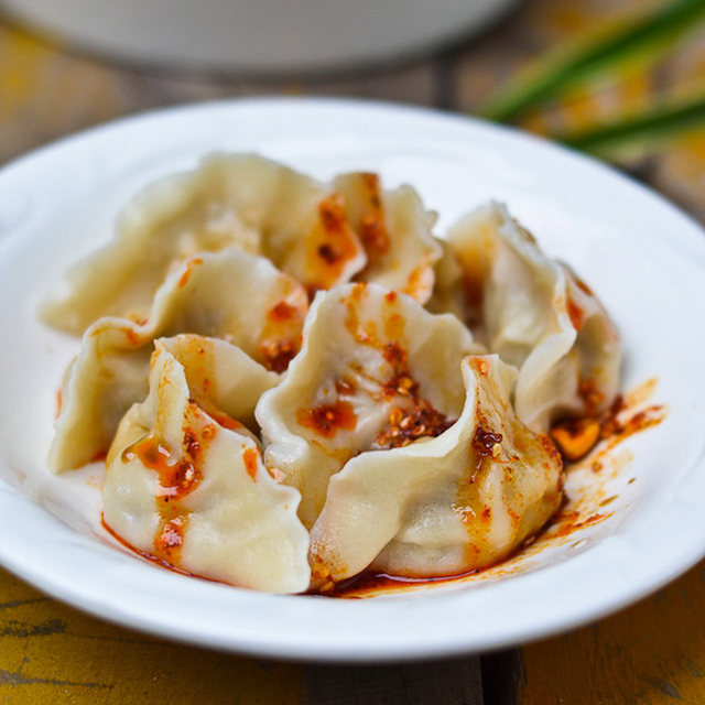 茄子肉饺