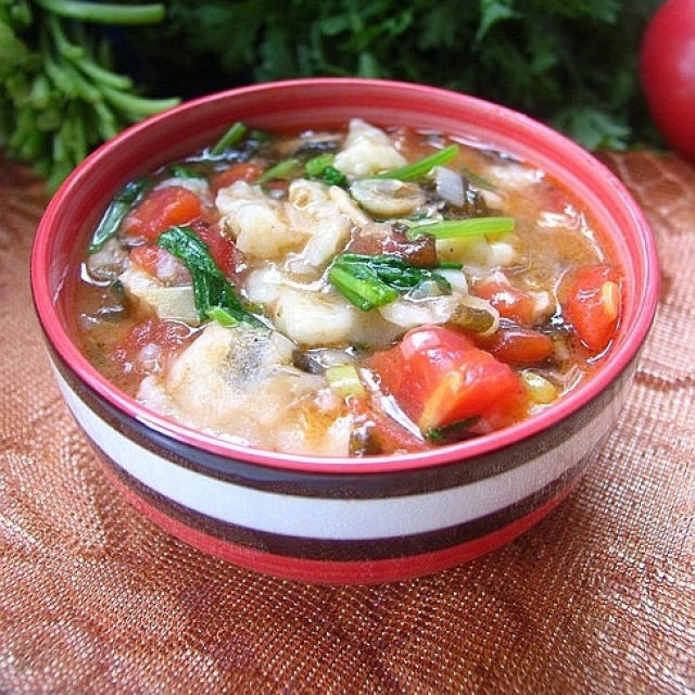 养护你的胃——西红柿鲜味疙瘩汤