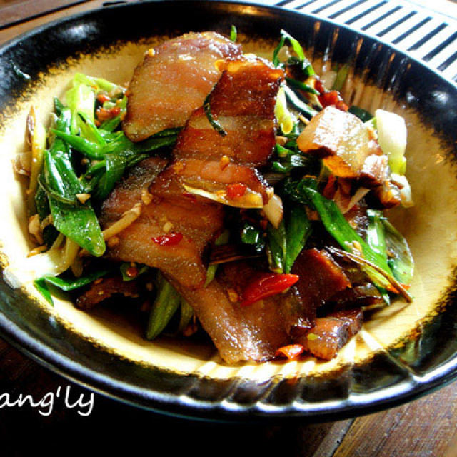 年味湘菜——青蒜炒腊肉