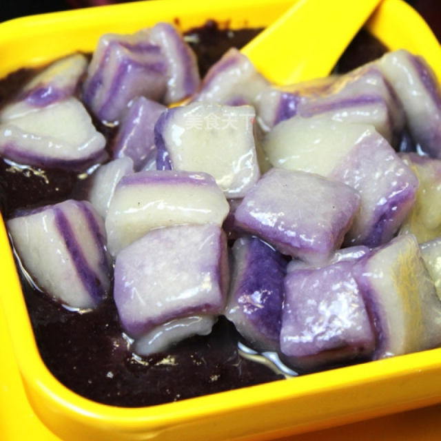 紫薯夹心芋圆