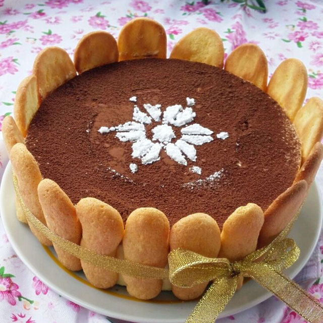提拉米苏--给妈妈的生日蛋糕