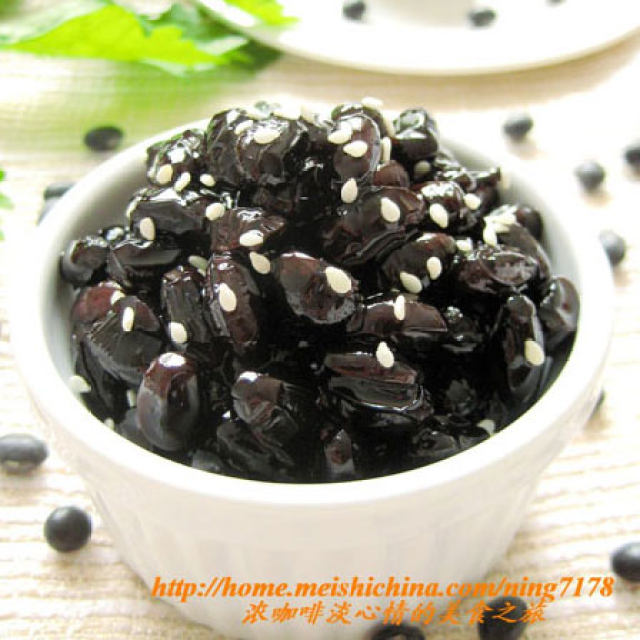 传统韩国小菜—韩式蜜黑豆