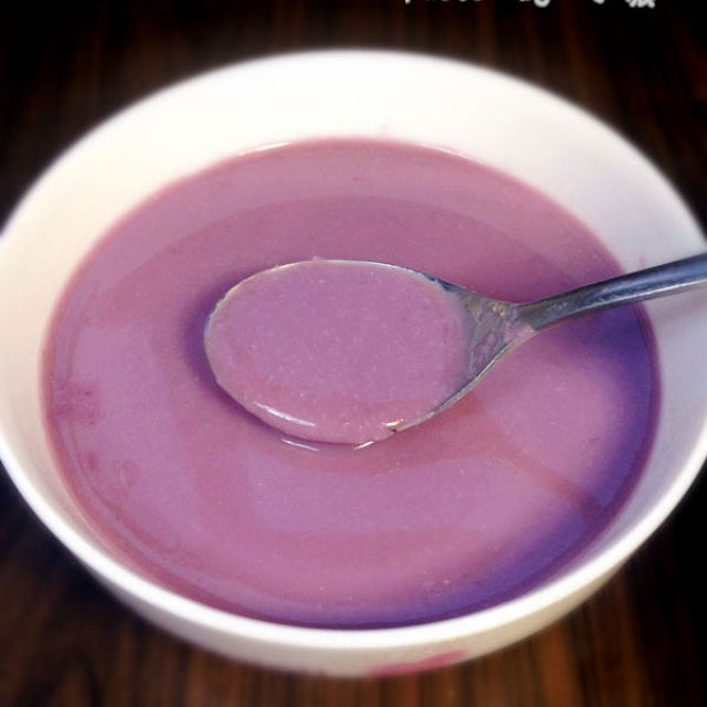 醇香紫薯燕麦糊