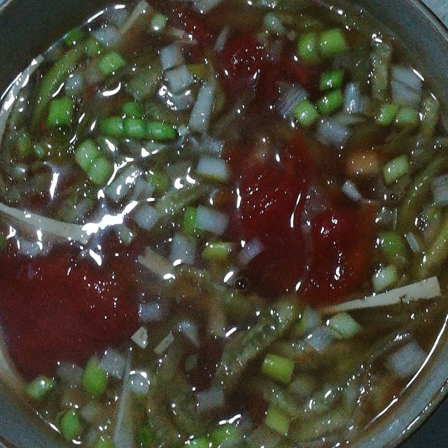 西红柿丝瓜汤