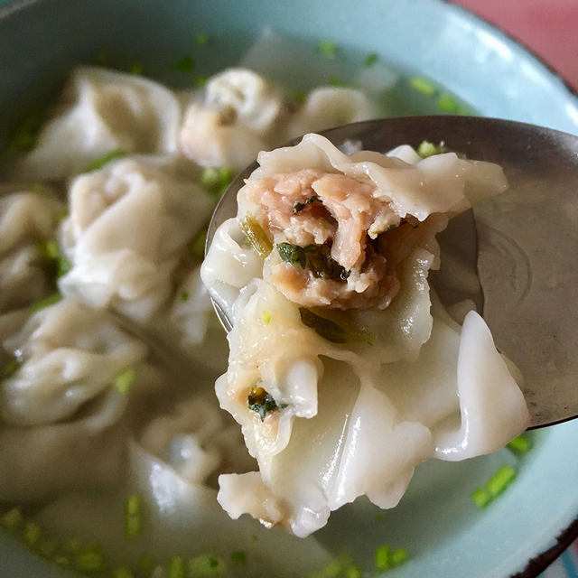 马齿苋肉馅馄饨