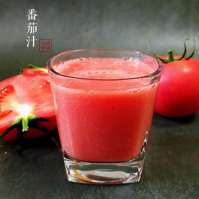 夏日清凉饮品～ 酸奶番茄汁