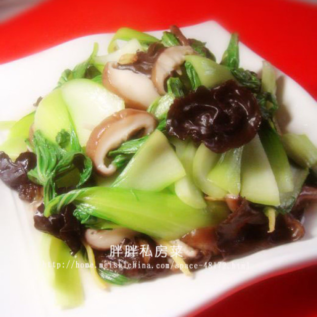 【闽菜】--香菇青菜