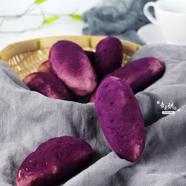 低脂健康的紫薯面包