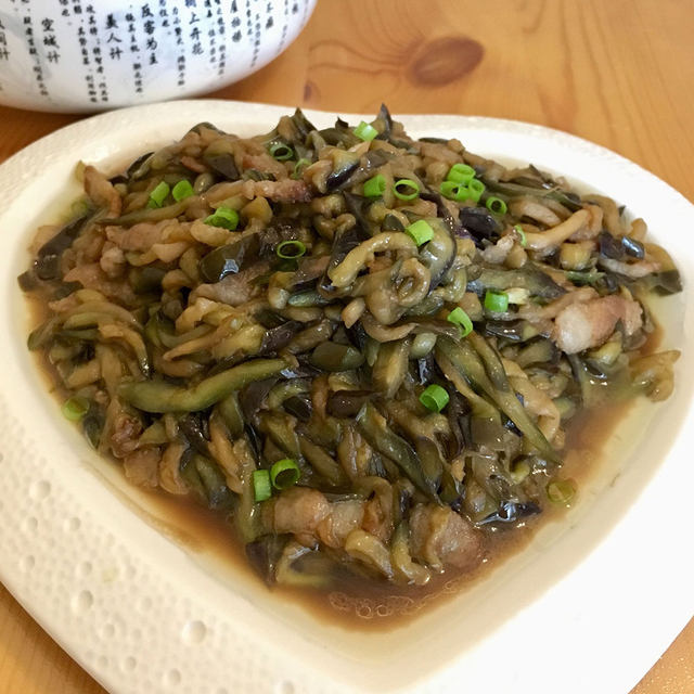 家常炒茄丝