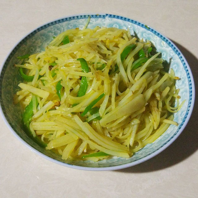 青椒土豆丝