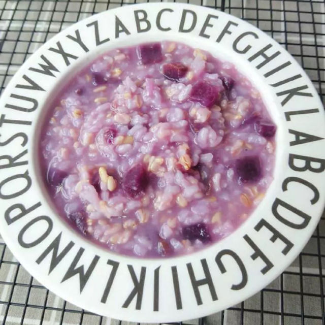 大米燕麦紫薯粥