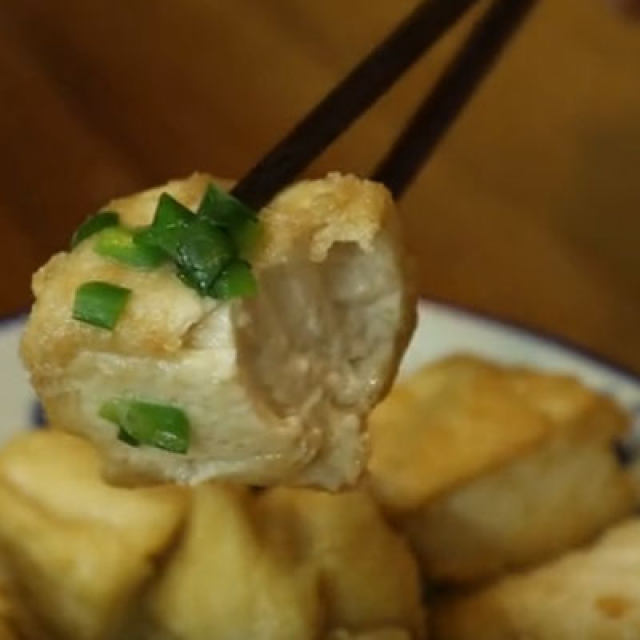 潮音潮人：盐水韭菜炸豆腐