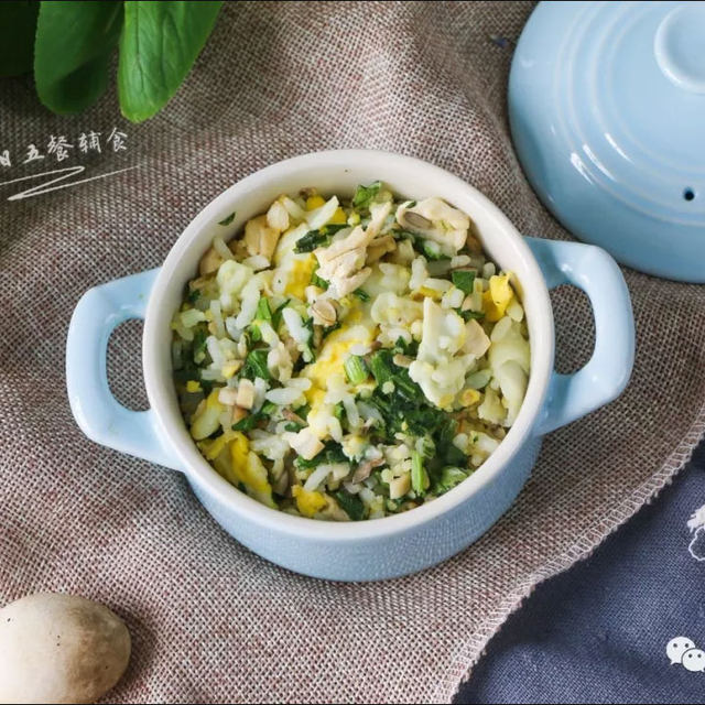 豆腐鸡蛋蔬菜焖饭