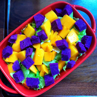 芒果紫薯冷盘