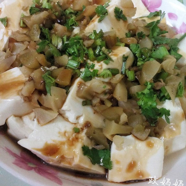 榨菜拌豆腐