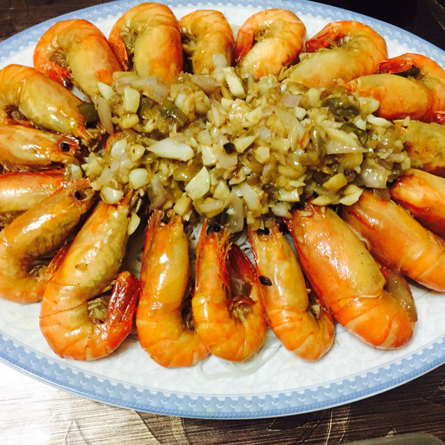 泡椒蒜泥米线虾