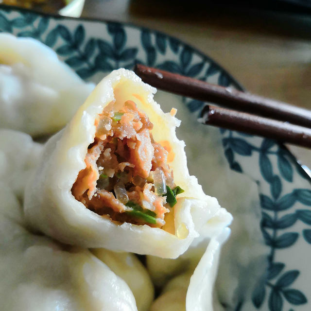 茄瓜粉条猪肉饺