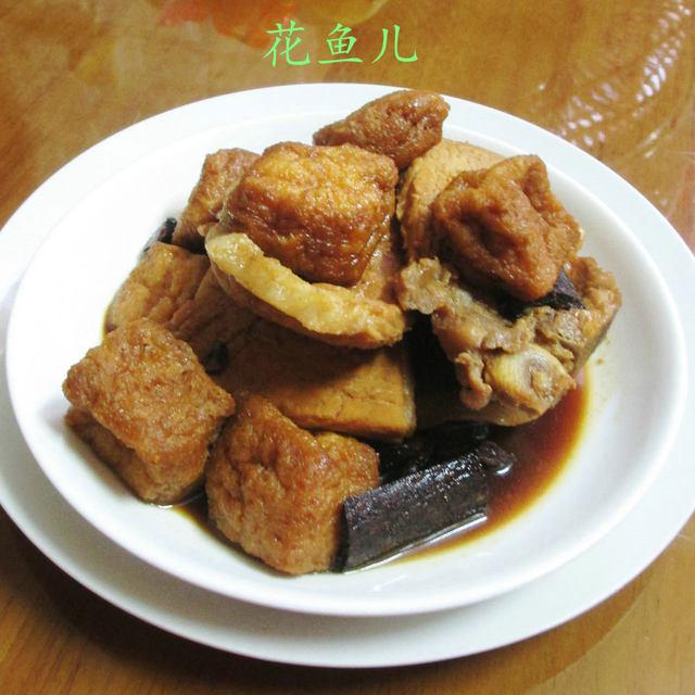 油豆腐烧大排