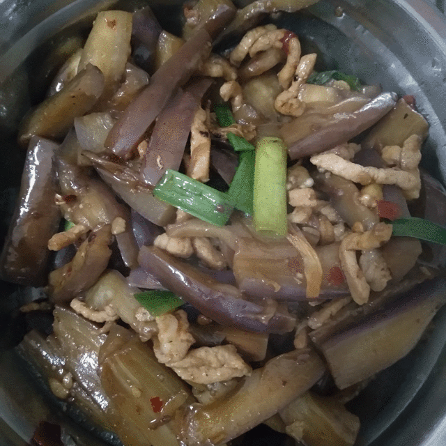 茄子肉丝