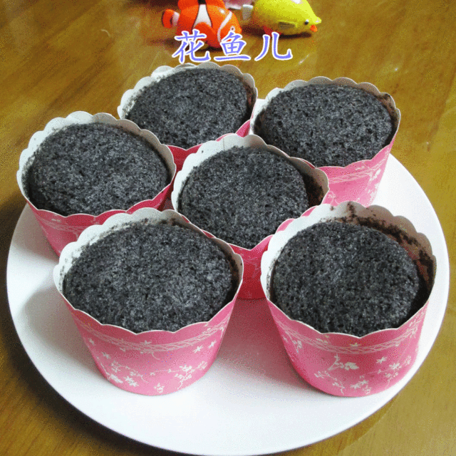 蒸黑米粉蛋糕
