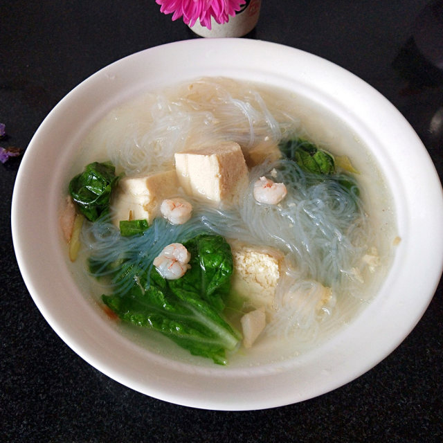 砂锅冻豆腐白菜汤