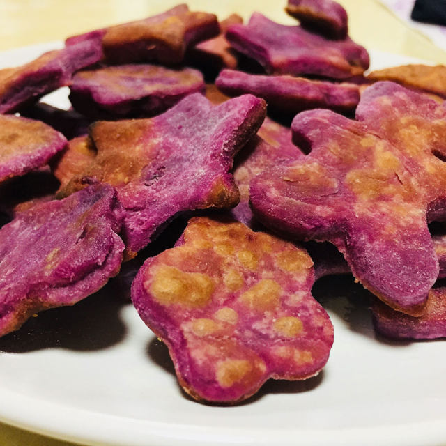 紫薯趣味饼