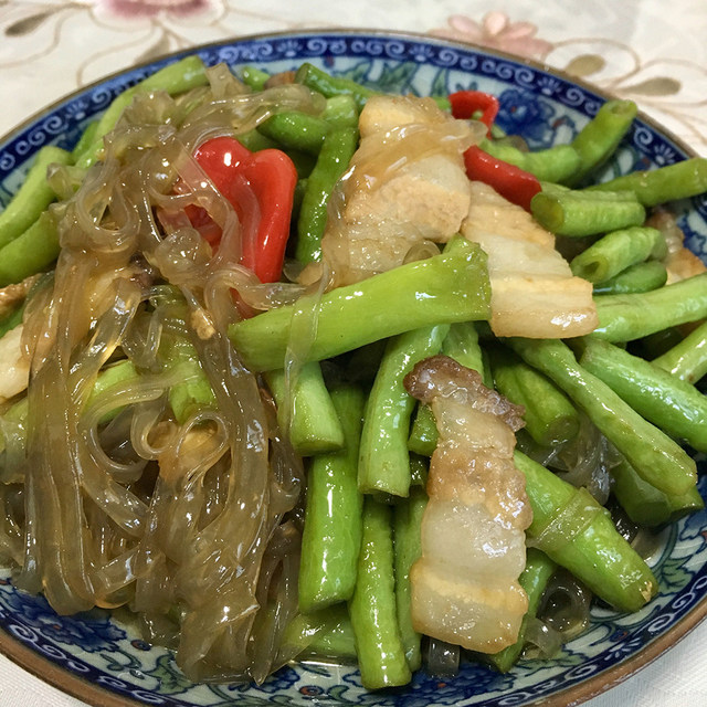 豇豆炒粉条