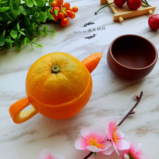 橙子小茶壶