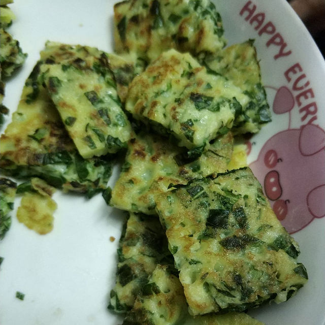 白菜叶煎饼