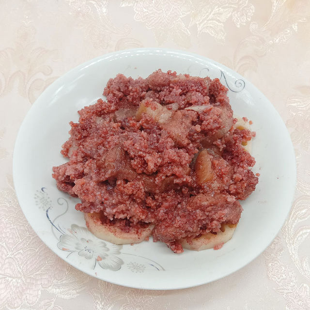 莲藕粉蒸肉