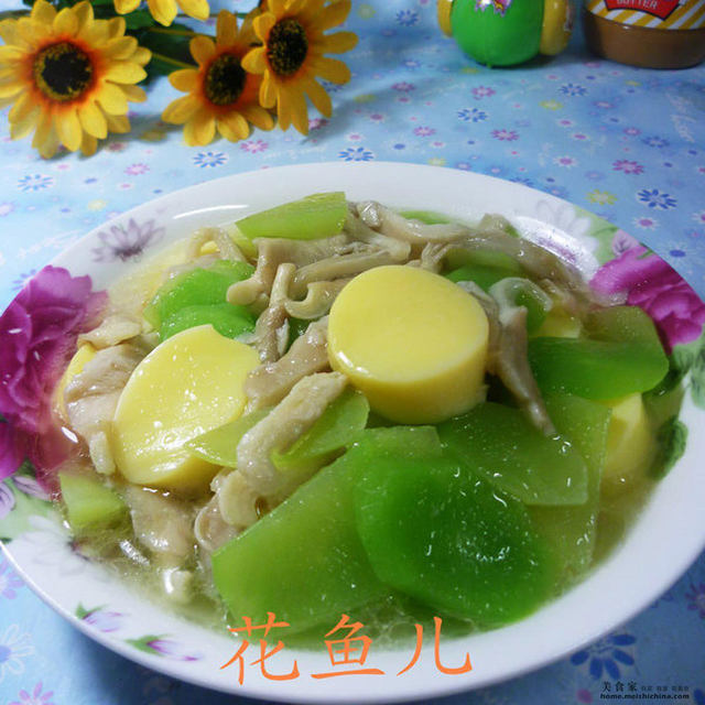 平菇莴笋日本豆腐