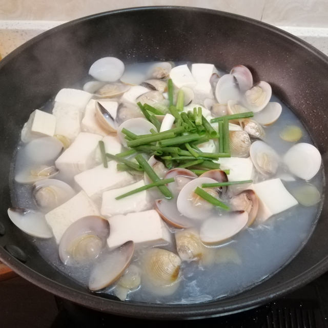 豆腐蚬汤
