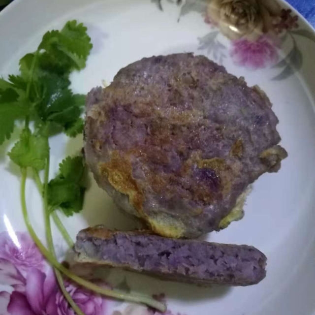山药紫薯米饼